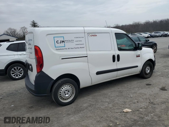 2019 Ram ProMaster City Cargo Tradesman with VIN ZFBHRFAB7K6M88720, listed as a Copart auction lot 50134714 with 172,003 mi miles and . Bid and sale history available at DreamBid. Image 3.