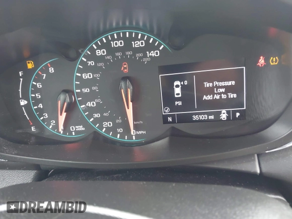 2020 Chevrolet Trax LS with VIN 3GNCJKSB8LL125797, listed as a IAAI auction lot 42302904 with 35,103 mi miles and . Bid and sale history available at DreamBid. Image 7.