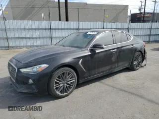 2019 Genesis G70 2.0T Advanced with VIN KMTG34LA6KU027024, listed as a Copart auction lot 78236714 with 29,044 mi miles and Salvage Title. Bid and sale history available at carsss.com. Image 1.