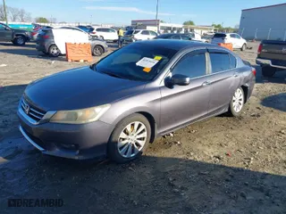 2015 Honda Accord Sedan EX-L with VIN 1HGCR2F83FA017990, listed as a IAAI auction lot 41814418 with 140,887 mi miles. Bid and sale history available at carsss.com. Image 2.