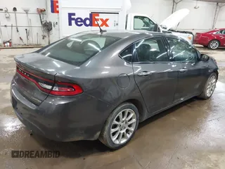 2015 Dodge Dart Limited with VIN 1C3CDFCB0FD200965, listed as a IAAI auction lot 41967591 with 155,944 mi miles. Bid and sale history available at carsss.com. Image 4.