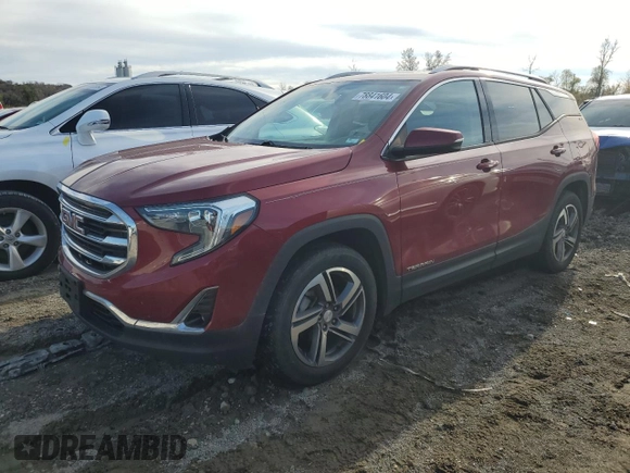 2018 GMC Terrain SLT with VIN 3GKALPEV6JL257925, listed as a Copart auction lot 78841604 with 121,449 mi miles and Salvage Title. Bid and sale history available at carsss.com. Image 1.
