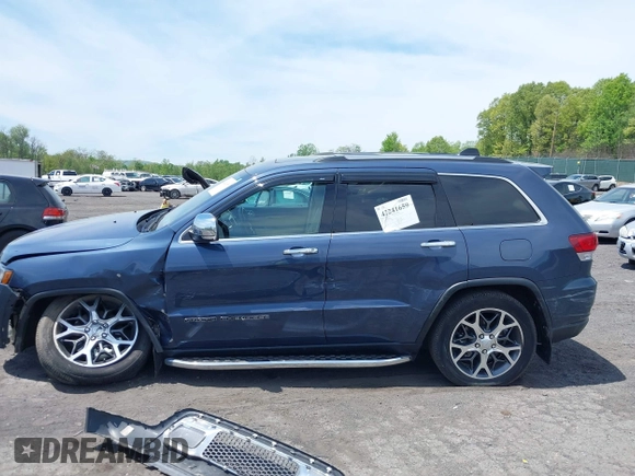 2021 Jeep Grand Cherokee 80th Anniversary with VIN 1C4RJFBGXMC775539, listed as a IAAI auction lot 42241659 with 23,541 mi miles and . Bid and sale history available at DreamBid. Image 14.