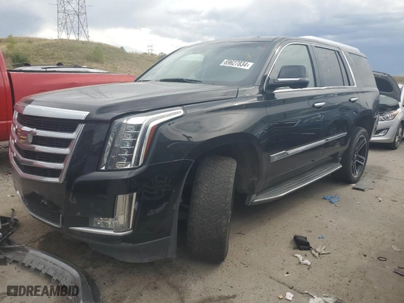 2017 Cadillac Escalade Luxury with VIN 1GYS4BKJ5HR137127, listed as a Copart auction lot 69627834 with 85,513 mi miles and Salvage Title. Bid and sale history available at carsss.com. Image 1.