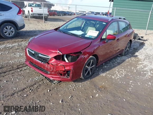 2019 Subaru Impreza Premium with VIN 4S3GTAD62K3714059, listed as a IAAI auction lot 41395396 with 51,199 mi miles. Bid and sale history available at carsss.com. Image 19.