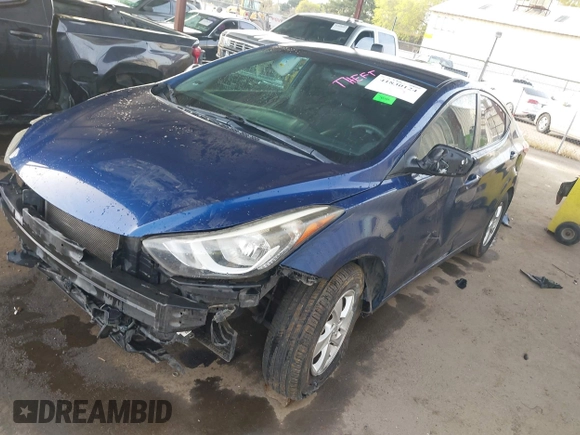 2015 Hyundai Elantra SE with VIN 5NPDH4AE7FH645154, listed as a IAAI auction lot 41830124 with 127,190 mi miles and . Bid and sale history available at DreamBid. Image 2.