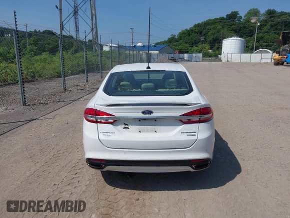 2017 Ford Fusion Titanium with VIN 3FA6P0K90HR168031, listed as a IAAI auction lot 42578926 with 210,268 mi miles and . Bid and sale history available at DreamBid. Image 16.