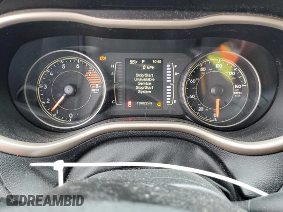 2017 Jeep Cherokee Altitude z VIN 1C4PJLAS9HW603566, wystawiony jako Copart lot #55071535 z przebiegiem 139 822 mil mil oraz Szkoda całkowita • Salvage title. Historia ofert i sprzedaży dostępna na DreamBid. Obrazek 9.