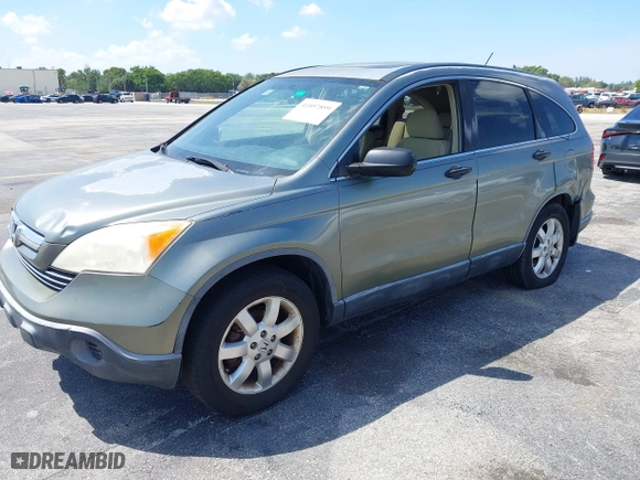 2007 Honda CR-V EX with VIN JHLRE38547C055685, listed as a IAAI auction lot 41897899 with 221,445 mi miles. Bid and sale history available at carsss.com. Image 2.