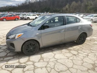 2023 Mitsubishi Mirage G4 ES with VIN ML32FUFJ7PHF03542, listed as a Copart auction lot 48035485 with 30,268 mi miles and Salvage Title. Bid and sale history available at carsss.com. Image 1.