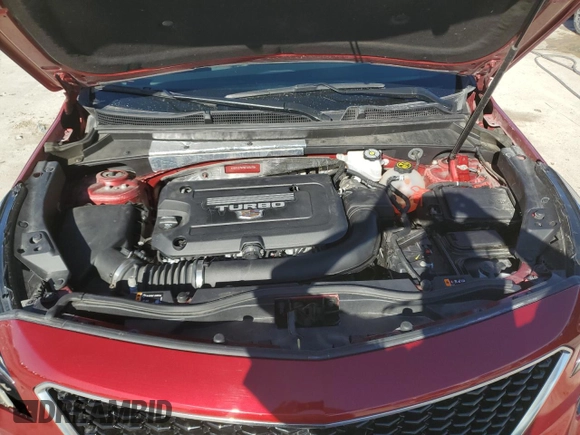 2021 Cadillac XT4 FWD Sport with VIN 1GYFZER44MF015178, listed as a Copart auction lot 84687224 with 46,190 mi miles and Salvage Title. Bid and sale history available at DreamBid. Image 12.