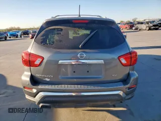 2018 Nissan Pathfinder S with VIN 5N1DR2MN1JC658446, listed as a Copart auction lot 49599165 with 0 mi miles and Salvage Title. Bid and sale history available at carsss.com. Image 6.