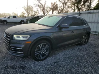 2020 Audi Q5 Premium Plus with VIN WA1E2AFY9L2106176, listed as a Copart auction lot 43373845 with 45,735 mi miles and Salvage title. Bid and sale history available at DreamBid. Image 1.