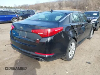 2013 Kia Optima LX with VIN 5XXGM4A77DG146177, listed as a IAAI auction lot 41769708 with 133,604 mi miles. Bid and sale history available at carsss.com. Image 4.