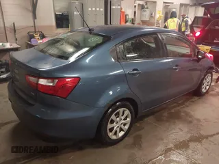 2016 Kia Rio LX with VIN KNADM4A38G6542067, listed as a IAAI auction lot 42057438 with 128,196 mi miles. Bid and sale history available at carsss.com. Image 4.