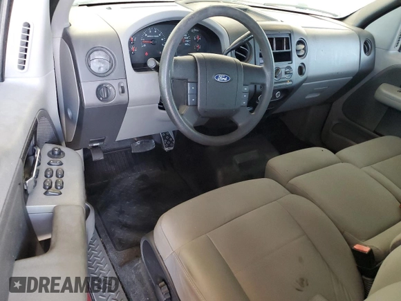 2007 Ford F-150 STX with VIN 1FTRX02W47KD43770, listed as a Copart auction lot 53056955 with 224,526 mi miles and Salvage Title. Bid and sale history available at carsss.com. Image 8.