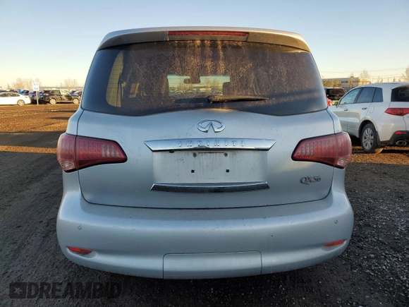 2012 Infiniti QX56 7-passenger with VIN JN8AZ2NE3C9020984, listed as a Copart auction lot 79496474 with 335,406 mi miles and Clean Title. Bid and sale history available at carsss.com. Image 6.