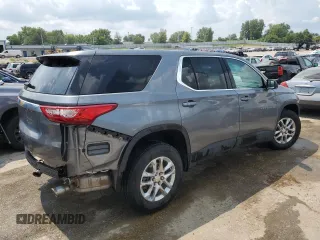 2021 Chevrolet Traverse LS with VIN 1GNERFKW6MJ194590, listed as a Copart auction lot 64008554 with 36,861 mi miles and Salvage Title. Bid and sale history available at carsss.com. Image 3.