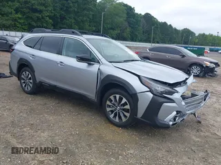 2025 Subaru Outback Limited with VIN 4S4BTANC2S3194357, listed as a IAAI auction lot 42367224 with 973 mi miles and . Bid and sale history available at DreamBid. Image 1.