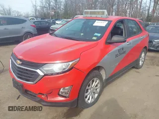 2020 Chevrolet Equinox LS with VIN 3GNAXSEV6LS576955, listed as a IAAI auction lot 41476217 with 152,248 mi miles. Bid and sale history available at carsss.com. Image 2.