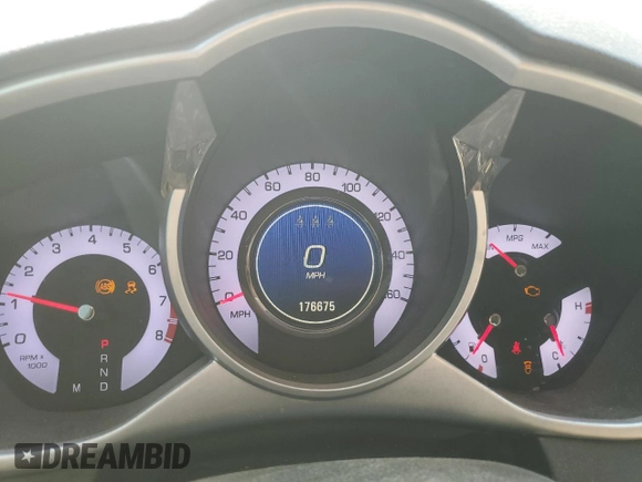 2012 Cadillac SRX Premium Collection with VIN 3GYFNFE31CS503741, listed as a Copart auction lot 58597105 with 176,675 mi miles and Salvage title. Bid and sale history available at DreamBid. Image 9.