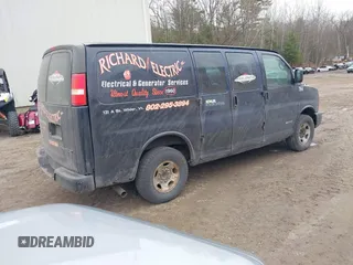 2006 Chevrolet Express Cargo Van with VIN 1GCGG25V961251211, listed as a IAAI auction lot 41875180 with 1 mi miles. Bid and sale history available at carsss.com. Image 4.