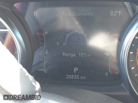 2023 Jeep Gladiator High Altitude with VIN 1C6HJTFG4PL560982, listed as a IAAI auction lot 41236477 with 28,835 mi miles and . Bid and sale history available at DreamBid. Image 15.