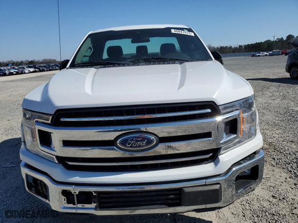 2019 Ford F-150 XL with VIN 1FTMF1C57KKD38404, listed as a Copart auction lot 46847675 with 213,349 mi miles and Clean Title. Bid and sale history available at carsss.com. Image 5.