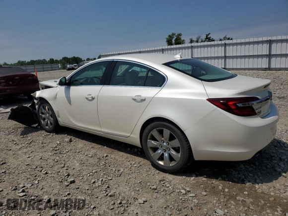 2014 Buick Regal with VIN 2G4GK5EX0E9221506, listed as a Copart auction lot 61941555 with 105,259 mi miles and Non repairable. Bid and sale history available at DreamBid. Image 2.