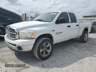 2006 Dodge 1500 SLT z VIN 1D7HU18286S662334, wystawiony jako Copart lot #49264855 z przebiegiem 181 895 mil mil oraz Szkoda całkowita • Salvage title. Historia ofert i sprzedaży dostępna na DreamBid. Obrazek 1.
