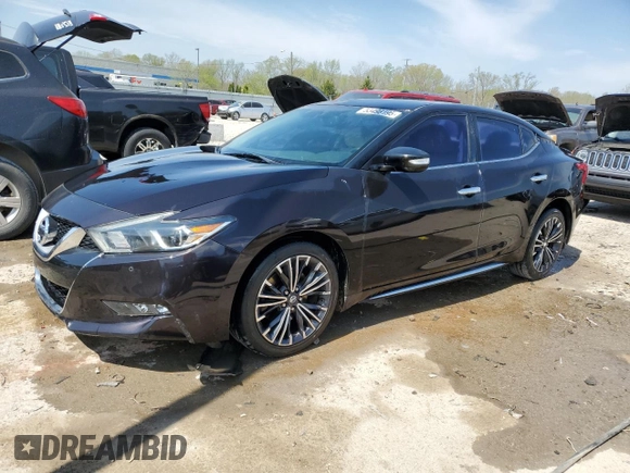 2017 Nissan Maxima SV with VIN 1N4AA6AP0HC410930, listed as a Copart auction lot 53498195 with 54,178 mi miles and Salvage Title. Bid and sale history available at DreamBid. Image 1.