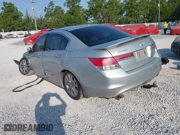 2011 Honda Accord EX-L with VIN 1HGCP3F80BA015698, listed as a IAAI auction lot 42793628 with Not provided miles and . Bid and sale history available at DreamBid. Image 3.