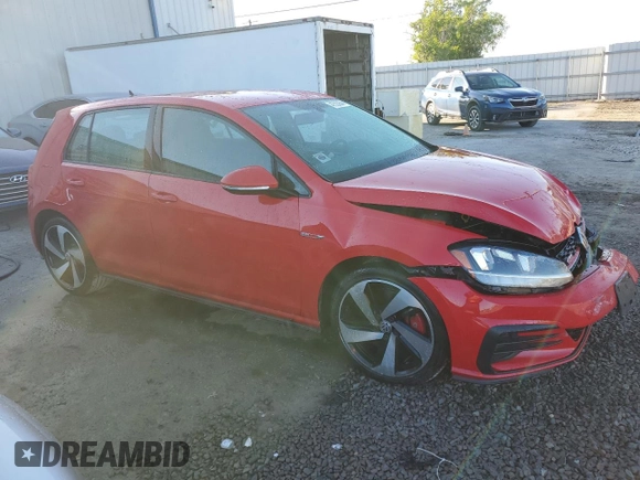 2020 Volkswagen Golf GTI S with VIN 3VW6T7AU5LM008038, listed as a Copart auction lot 47535854 with 33,692 mi miles. Bid and sale history available at carsss.com. Image 4.