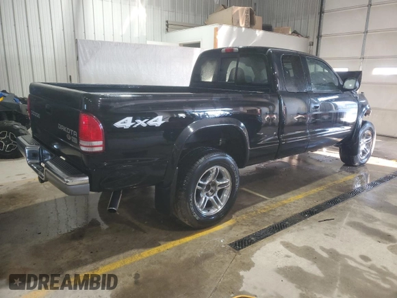 2004 Dodge Dakota SLT with VIN 1D7HG42N54S675034, listed as a Copart auction lot 85963344 with 97,478 mi miles and Salvage Title. Bid and sale history available at carsss.com. Image 3.