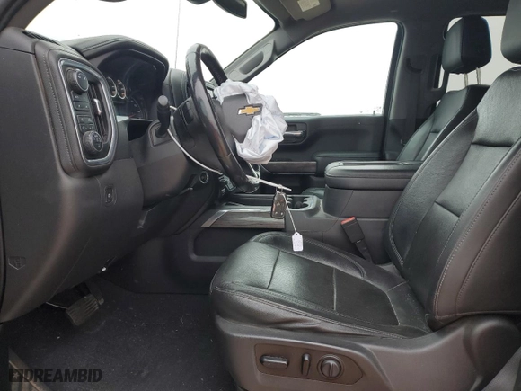 2019 Chevrolet Silverado 1500 LTZ with VIN 3GCUYGED9KG256523, listed as a Copart auction lot 45790835 with 77,435 mi miles and Salvage Title. Bid and sale history available at carsss.com. Image 7.