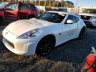 2015 Nissan 370Z with VIN JN1AZ4EH7FM442827, listed as a Copart auction lot 75876624 with 50,315 mi miles and Salvage Title. Bid and sale history available at carsss.com. Image 1.
