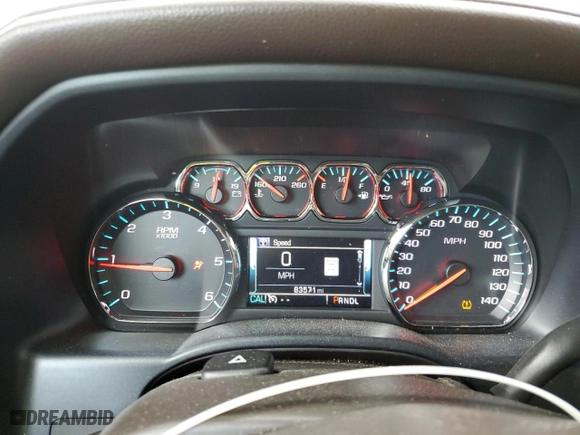 2017 Chevrolet Silverado 1500 LTZ with VIN 1GCVKSECXHZ224561, listed as a Copart auction lot 52955145 with 83,571 mi miles and Salvage Title. Bid and sale history available at carsss.com. Image 9.