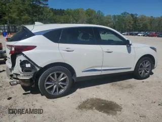 2021 Acura RDX Technology with VIN 5J8TC2H5XML046781, listed as a Copart auction lot 52187775 with 58,995 mi miles and Salvage title. Bid and sale history available at DreamBid. Image 3.