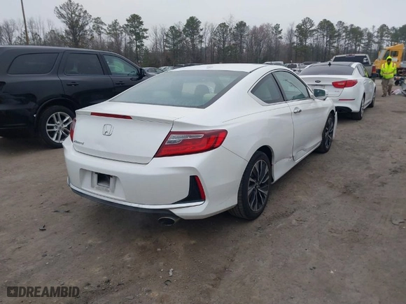 2016 Honda Accord Coupe EX-L with VIN 1HGCT1B87GA001813, listed as a IAAI auction lot 41768315 with 94,410 mi miles. Bid and sale history available at carsss.com. Image 4.