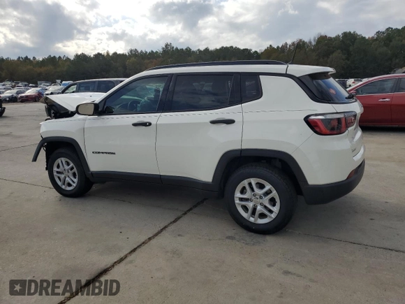 2018 Jeep Compass Sport with VIN 3C4NJCAB2JT214982, listed as a Copart auction lot 78254674 with 80,838 mi miles and Salvage Title. Bid and sale history available at carsss.com. Image 2.