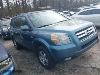 2007 Honda Pilot EX-L with VIN 5FNYF28647B008684, listed as a IAAI auction lot 41405481 with 273,343 mi miles. Bid and sale history available at carsss.com. Image 1.