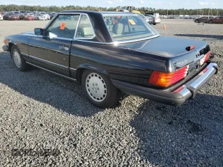 1989 Mercedes-Benz 560 560SL with VIN WDBBA48D8KA101576, listed as a Copart auction lot 75503004 with 68,911 mi miles and Salvage Title. Bid and sale history available at carsss.com. Image 2.