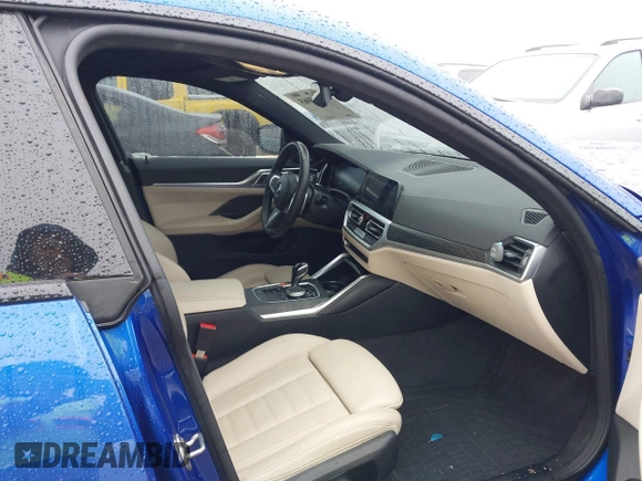 2023 BMW 4 Series 430i with VIN WBA63AV01PFP62872, listed as a IAAI auction lot 41575065 with 25,943 mi miles and . Bid and sale history available at DreamBid. Image 5.