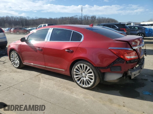 2014 Buick LaCrosse Premium II with VIN 1G4GF5G30EF228672, listed as a Copart auction lot 46793145 with 74,683 mi miles and Salvage Title. Bid and sale history available at carsss.com. Image 2.