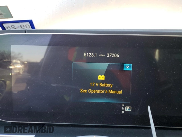 2021 Mercedes-Benz GLE 53 AMG with VIN 4JGFB6BB3MA442918, listed as a Copart auction lot 86896724 with 37,206 mi miles and Salvage title. Bid and sale history available at DreamBid. Image 9.