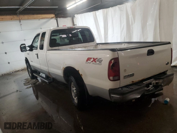 2007 Ford F-250 XL with VIN 1FTSX21P87EA38360, listed as a Copart auction lot 88650695 with 214,202 mi miles and Salvage Title. Bid and sale history available at DreamBid. Image 2.