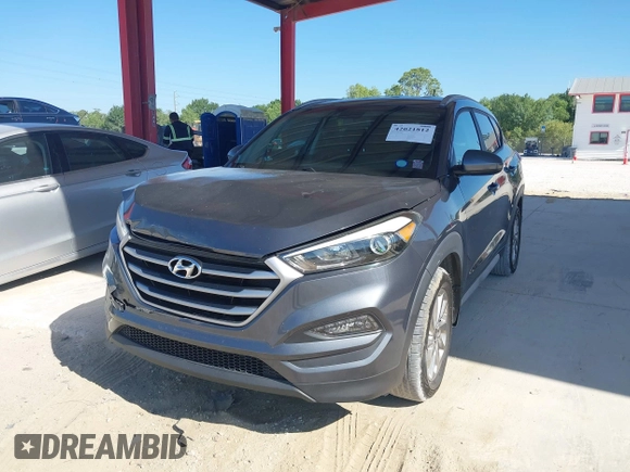 2017 Hyundai Tucson SE with VIN KM8J33A4XHU438510, listed as a IAAI auction lot 42021812 with 117,848 mi miles. Bid and sale history available at carsss.com. Image 18.
