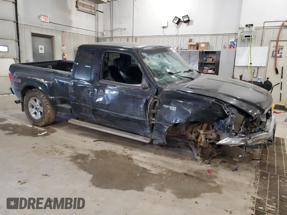 2004 Ford Ranger XL Fleet with VIN 1FTZR45E74PA84176, listed as a Copart auction lot 46949105 with 210,035 mi miles and Salvage Title. Bid and sale history available at DreamBid. Image 4.
