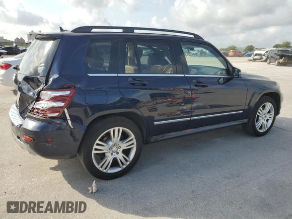 2014 Mercedes-Benz GLK 350 with VIN WDCGG5HB9EG220629, listed as a Copart auction lot 53984245 with 128,008 mi miles and Salvage Title. Bid and sale history available at carsss.com. Image 3.