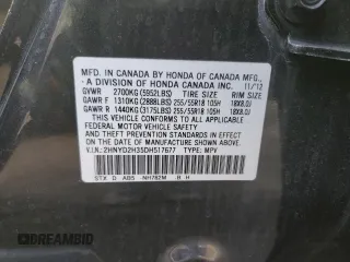 2013 Acura MDX Tech Pkg with VIN 2HNYD2H35DH517677, listed as a Copart auction lot 46614245 with 100,846 mi miles and Salvage Title. Bid and sale history available at carsss.com. Image 13.